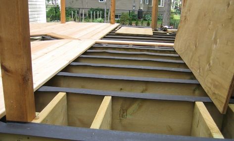 Deck Building Plans, Building A Floating Deck, Gazebo On Deck, Deck Repair, Laying Decking, Deck Framing, Deck Building, Deck Construction, Diy Fence