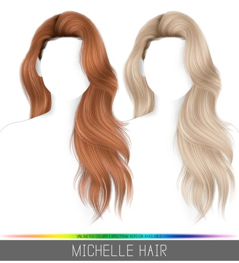 Simpliciaty's Michelle Hair - The Sims 4 Create a Sim - CurseForge Sims 4 Cc Side Part Hair, Sims 4 Cc Bob Hair, Sims Finds, Ts4 Hair, 4 Hairstyles, Feminine Hairstyles, Sims 4 Cas Mods, Cc Hair, Pelo Sims