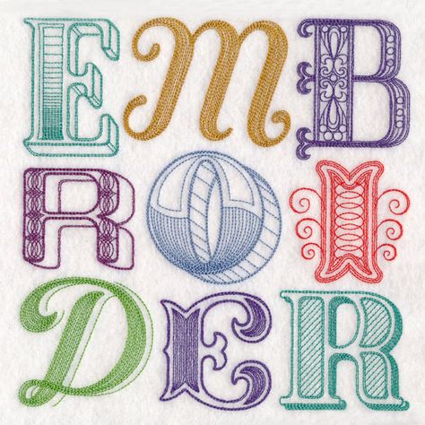 Embroidered Typography, Embroidery Typography, Square Typography, Typography Embroidery, Create Typography, Library Embroidery, Pinterest Crafts, Freestanding Lace Embroidery, Ipad Lettering