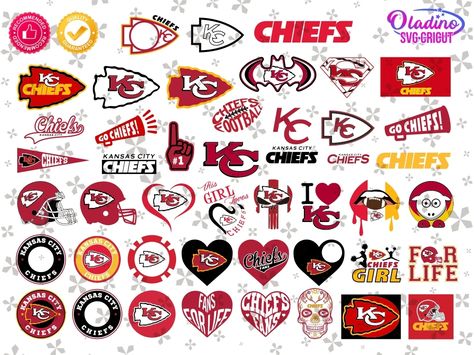 Kansas City Chiefs NFL SVG Files - Perfect for DIY Projects, Scrapbooking, and More | Vectorency Free Svg Files For Cricut Kc Chiefs, Free Kansas City Chiefs Svg Files For Cricut, Kc Chiefs Svg Free, Kc Chiefs Svg, Kansas City Chiefs Craft, Chiefs Crafts, Chiefs Svg, Nfl Svg, Kc Chiefs