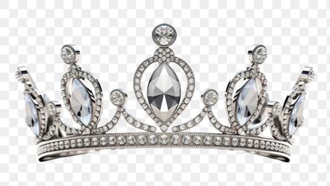 Png Crown, Tiara Diamond, Crown Png, Silver Tiara, Crown Tiara, Diamond Crown, Silver Crown, Tiaras And Crowns, Jewelry Silver