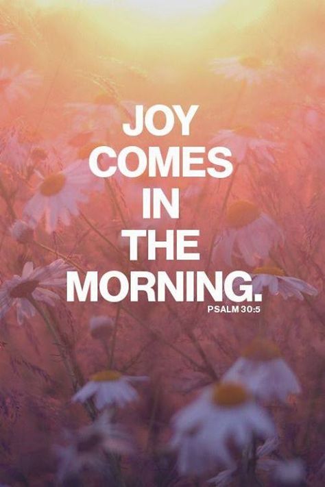 JOY COMES IN THE MORNING Night is over, sunshine trickles in the room... come rejoice in Heaven's bloom! Joy Comes In The Morning, Woord Van God, Psalm 30, Ayat Alkitab, Thank You Lord, Spiritual Inspiration, Verse Quotes, Bible Verses Quotes, Bible Scriptures