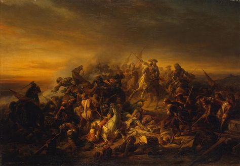 Battle at Seneffe - Nicaise de Keyser | Battle & War Paintings Babylon Art, Historical Artwork, History Painting, Horse Drawing, Great Paintings, Old Paintings, Aesthetic Painting, Ethereal Art, Military Art