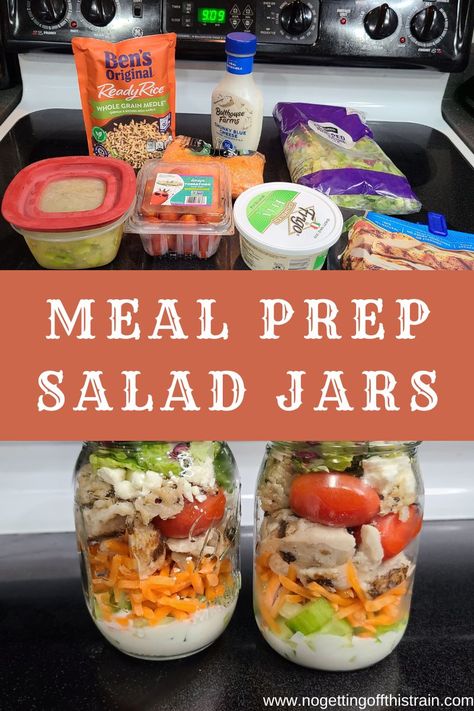 Salads don't have to be overwhelming! Make these Meal Prep Salad Jars and learn how to easily eat more nutritious foods every day. Meal Prep Salad, Prep Salad, Salad Jars, Mason Jar Salad Recipes, Nutritious Foods, Salad Meal Prep, Mason Jar Salad, Salad In A Jar, Healthy Meals To Cook