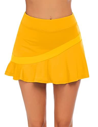 Yellow skirt outfits