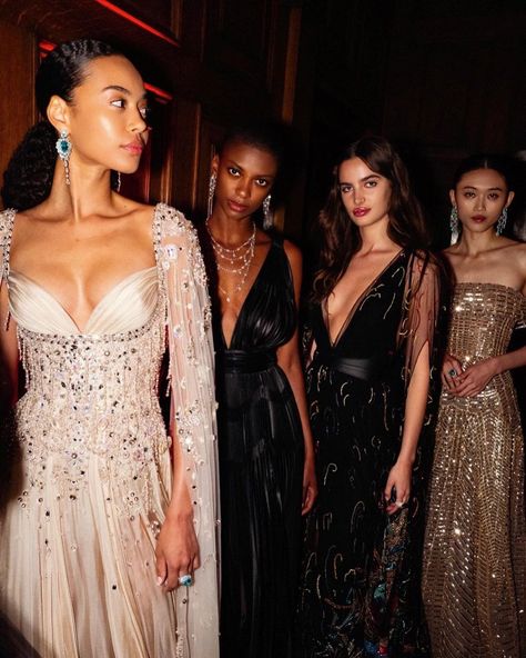 ZUHAIR MURAD on Instagram: “The Art of Coalition. Uniting #ZMCouture gowns and fine jewelry. #ZuhairMurad” Dress Zuhair Murad, Evening Dresses Short Parties, Zuhair Murad Dresses, Yellow Evening Dresses, Grey Evening Dresses, Champagne Evening Dress, Green Evening Dress, Pink Evening Dress, Red Evening Dress