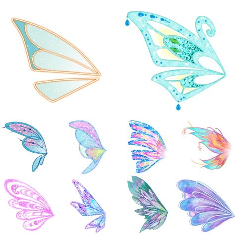 Bloom Winx Club Wings, Winx Club Wings Tattoo, Winx Enchantix Wings, Winx Wings Tattoo, Winx Tattoos, Winx Club Wings, Winx Club Tattoo, Fairy Wings Design, Enchantix Wings