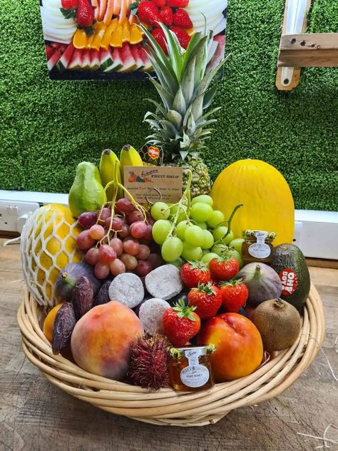 Fruit Baskets Archives - Leons Fruit Shop New Year Fruit Basket, Fruit Basket Ideas, Fruit Basket Gift, Boars Head, Big Basket, Fruit Gifts, Fruit Shop, Fruit Baskets, All Fruits