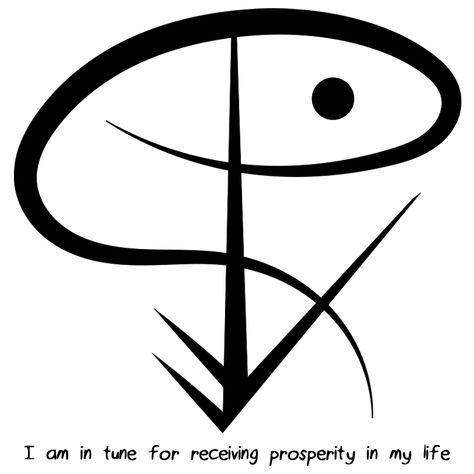 Sigil Athenaeum — “I am in tune for receiving prosperity in my life”... Prosperity Tattoo, Protection Sigils, Symbol Of Wealth, Magick Symbols, Sigil Tattoo, Rune Symbols, Wiccan Symbols, Protection Symbols, Sigil Magic