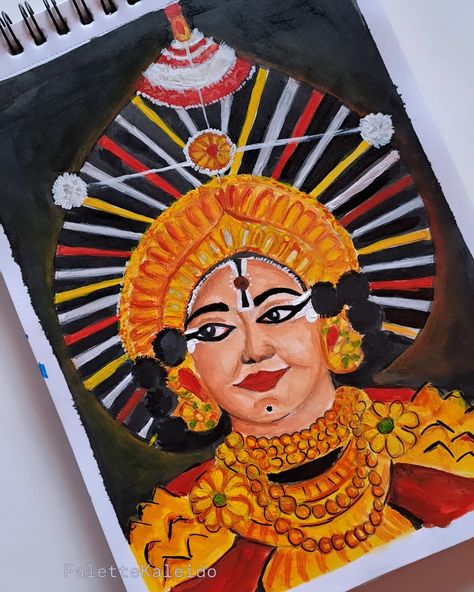 Bringing timeless Yakshagana tales to life with vibrant colors.🎨🖌❤️✨️ [ yakshagana painting, yakshagana, acrylicpainting, canvaspainting] #yakshaganapainting#yakshagana#acrylicpainting#canvaspainting#artistsoninstagram#krishna#explorepage#fyp#artofinstagram#udupi#mangalore#thisisudupi#artwork#tulunadu Yakshagana Drawing, Yakshagana Painting, Mangalore, Easy Drawings, Krishna, Acrylic Painting, Vibrant Colors, Drawings, Quick Saves