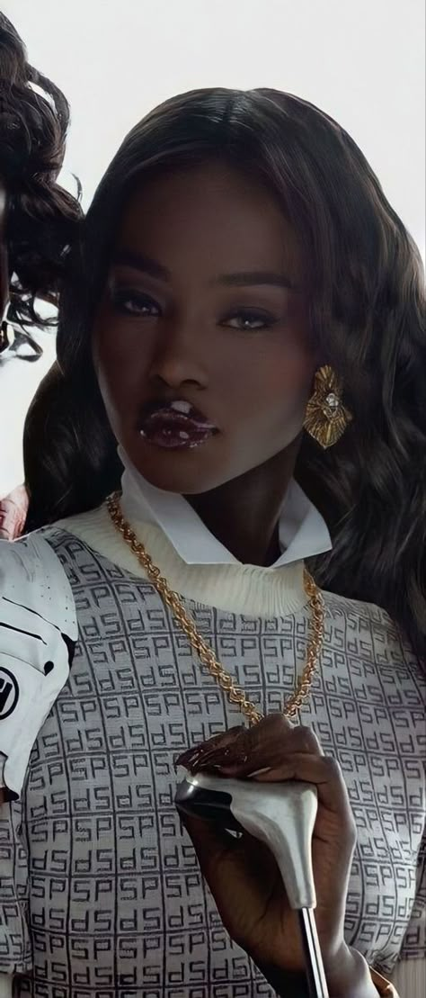 Dark Skin Reference Drawing, Dark Skinned Models Woman, Mythic Aesthetic, Ingenue Makeup Black Women, Dark Makeup Looks Black Women, Dark Skin Girls Pretty, Goddess Aesthetic Outfit, Poc References, Pretty Dark Skin Girl