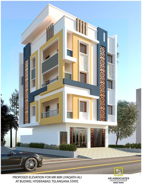 House Building Color, Indian House Exterior Design, Business House, Design Balcony, Devotional Topics, Commercial Design Exterior, Small House Elevation, Small House Front Design, House Balcony Design