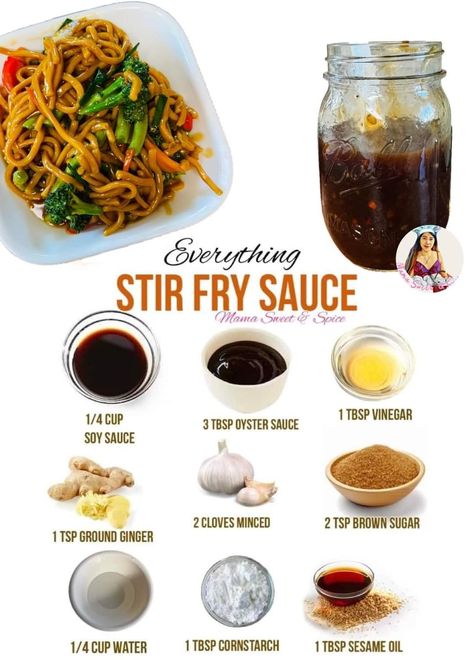 Stir Fry Dinner, Ibs Friendly Food, Homemade Stir Fry Sauce, Stir Fry Sauce Recipe, Homemade Stir Fry, Asian Stir Fry, Homemade Sauce Recipes, Spice Mix Recipes, Salad Dressing Recipes Homemade