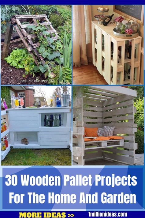 What shall you do with your old pallets? Instead of tossing them to the fireplace or putting them away in storage, there… What To Do With Old Wood Pallets, What To Do With Pallets, Pallet Yard Furniture, Pallet Storage Ideas, Building With Pallets, Pallette Ideas, Wire Spools, Pallet Projects Decor, Repurposed Pallet Wood