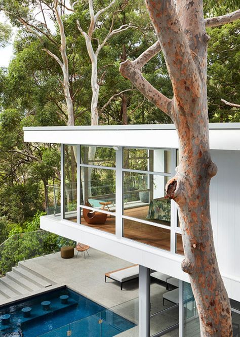 Clinker Brick House, Magical Water, Brisbane Architects, Mid Century Architecture, Casa Container, Australian Architecture, Australian Homes, Mid Century Modern House, The Design Files