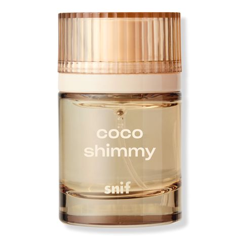 Find Snif Coco Shimmy Eau De Toilette on Editorialist. Coco Shimmy Eau de Toilette - SCENTS COCO SHIMMYFeaturesDesigned for optimal performance and long-lasting wearConscious Beauty clean; Made without parabens, phthalates, preservatives, and synthetic dyesFragrance FamilyAmberyFruityKey NotesCoconut Milk, Coconut Water, PineappleSandalwood, Tonka Bean, Orcanox, Rum Absolute, Vanilla Absolute - Coco Shimmy Eau de Toilette Surf Wax, Coconut Perfume, Holiday Makeup, Tonka Bean, Top Beauty Products, Body Mist, Coconut Water, Beautiful Makeup, Ulta Beauty