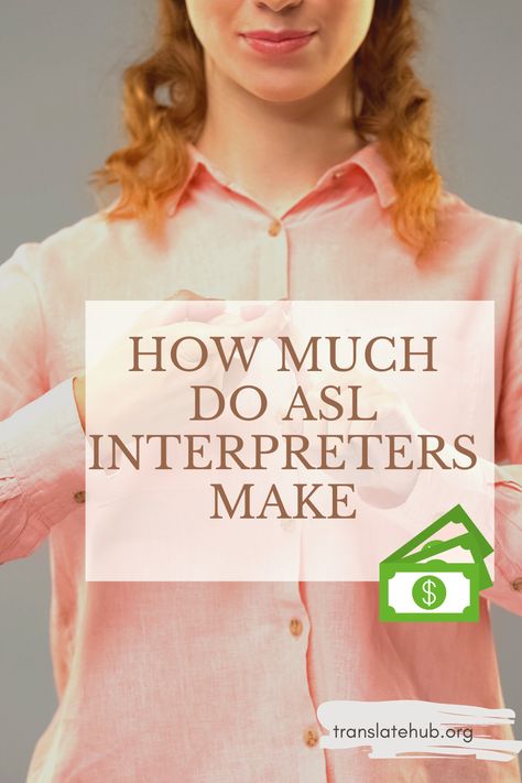 How Much Do ASL Interpreters Make – Salaries of American Sign Language Interpreters  Removing the barriers between those people is a very noble mission, of course, but is it really worth the final output? How much does an ASL interpreter make, for instance? What do such interpreters do in the first place? Let’s take a look at some facts about this curious profession and find out. Asl Interpreter Aesthetic, Wfh Jobs, Asl Interpreter, Wfh Job, Freelance Contract, Sign Language Interpreter, Freelance Jobs, American Sign Language, In Another Life