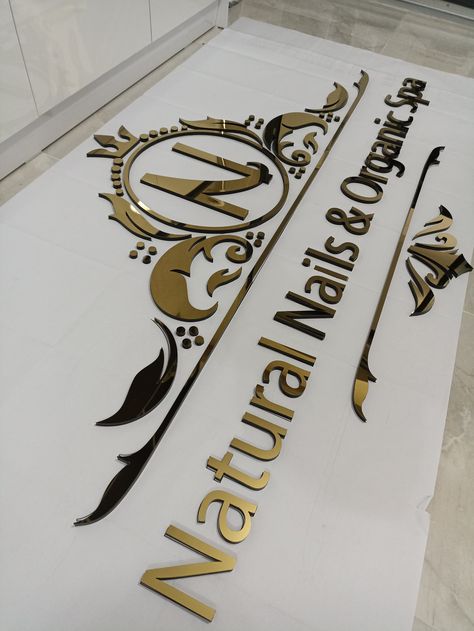 Static Painting, Gold Signage, 3d Signage, Door Logo, Signage Board, Lobby Sign, Bakery Design Interior, Office Signage, Wall Signage