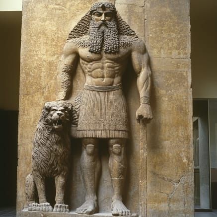 NibiruAnnunaki | In the heart of ancient Mesopotamia, the epic of Gilgamesh unfolds, telling the tale of a powerful king who grapples with the profound questions of li... | Facebook The Epic Of Gilgamesh, Epic Of Gilgamesh, Ancient Mesopotamia, Mesopotamia, Grappling, In The Heart, Art