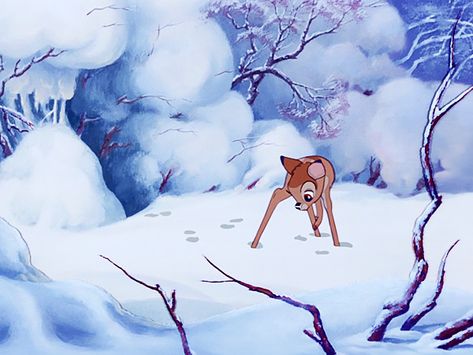 From Bambi (1942) Bambi 1942, Old Disney, Classic Disney, Disney And Dreamworks, Vintage Movies, Disney Art, Disney Movies, Dreamworks, Disney Pixar