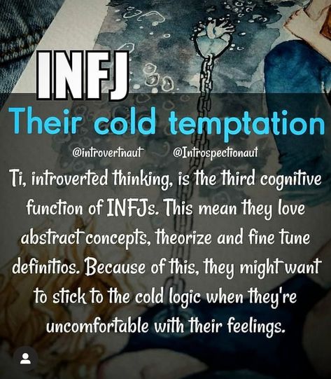 #INFJ Infj Quotes, Myers Briggs Infj, Infj Traits, Emotionally Stable, Introverted Thinking, Infj Psychology, Infj Things, Intj Infj, Intj And Infj