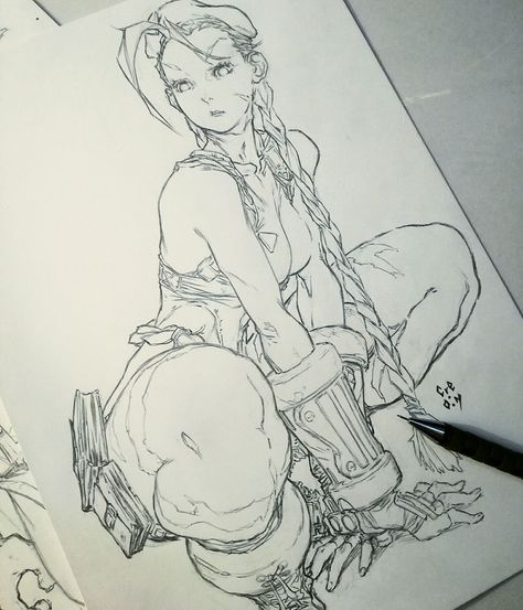 Cammy White, Cammy Street Fighter, Fighter Art, Capcom Art, Street Fighter Art, Art Manga, Figure Drawing Reference, Anatomy Art, Book Art Drawings