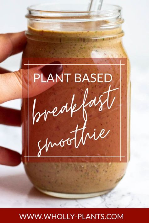 This nutrient packed, plant based smoothie is how I start my day!  Based on Dr. Greger's Daily Dozen checklist it is dairy free, and whole food.  Did I mention it is delicious, quick and easy, and the perfect breakfast on the go? Daily Dozen Checklist, Wfpb Breakfast, Michael Greger, Plant Based Smoothies, Vegan Drinks Recipes, Daily Dozen, Nutrient Packed Smoothies, Recipes Drinks, Healthy Plant Based Recipes