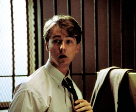 Edward Norton as Aaron, Primal Fear (1996) Fear 1996, Primal Fear, Edward Norton, 23 September, White