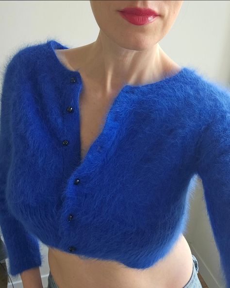 Mohair Sweaters, Angora Sweater, Mohair Sweater, Sweater Set, Winter Fashion, Pins, Blue, Quick Saves