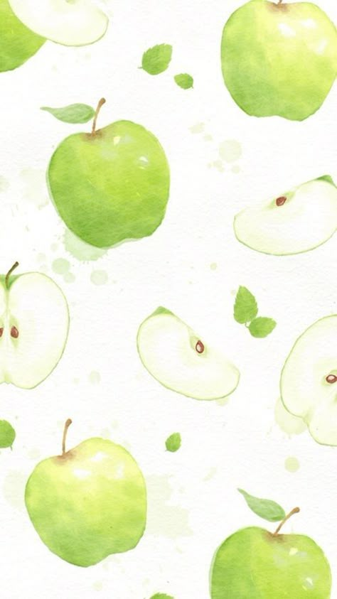 Apple Background, Pattern And Texture, Fruit Wallpaper, Witchy Wallpaper, Watercolor Fruit, Scrapbook Background, Texture Images, Iphone Wallpaper Themes, Phone Wallpaper Patterns