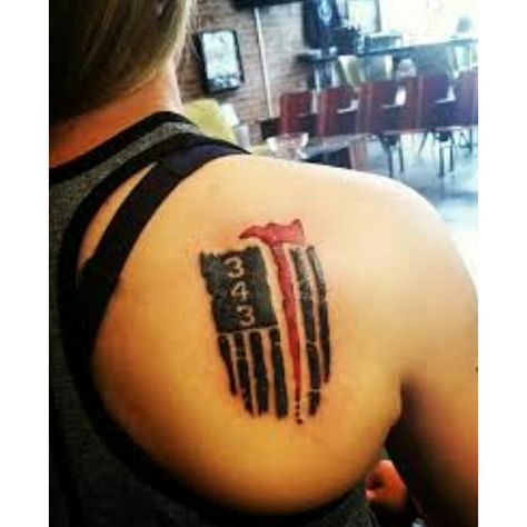 Firefighter Wife Tattoo, Fire Dept Tattoos, Fire Department Tattoos, Firefighter Tattoo Sleeve, Fireman Tattoo, Ems Tattoos, Firefighter Flag, Firefighter Tattoo, Fire Fighter Tattoos