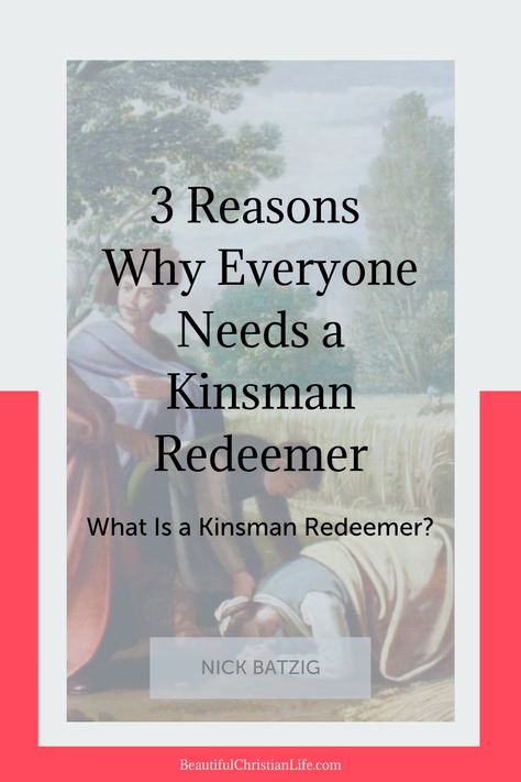 There were three circumstances during the old covenant era in which God gave provision for there to be a kinsman redeemer, and there are three reasons why everyone needs a kinsman redeemer today. #theology #biblestudy #bible #biblejournaling #christian #faith #church Kinsman Redeemer, The Story Of Ruth, Ligonier Ministries, Faith Church, The Guilty, Life Coaching, Christian Living, The Covenant, Christian Life