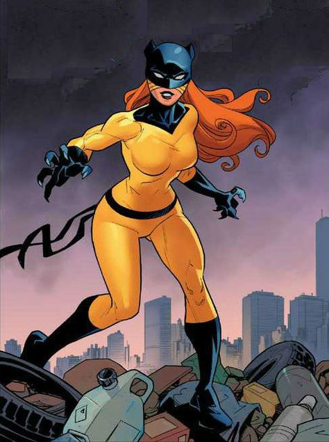 Hellcat (Patsy Walker) by Julian Lopez and Francesco Gaston Patsy Walker Hellcat, Hellcat Marvel Comics, Lopez Artwork, Hellcat Marvel, Julian Lopez, Patsy Walker, Superhero Women, Avengers 1, Cat Women