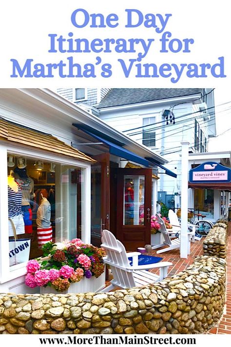 Planning a Day Trip to Martha's Vineyard from Falmouth? Top US family travel blog More than Main Street share their perfect 1 day itinerary! Click here now! Marthas Vineyard Things To Do, Marthas Vineyard Aesthetic, Boston 2023, Marthas Vinyard, Cape Cod Travel, Cape Cod House Exterior, Marthas Vineyard Vacation, Vineyard Vacation, Boston Vacation