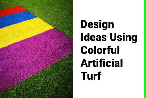 Get creative with your landscaping and check out these design ideas using the different colors of artificial turf in Tampa, FL. Contemporary Landscape Design, Artificial Grass Installation, Front Lawn, Different Shades Of Green, Artificial Turf, Home Landscaping, Side Yard, Calming Colors, Artificial Grass