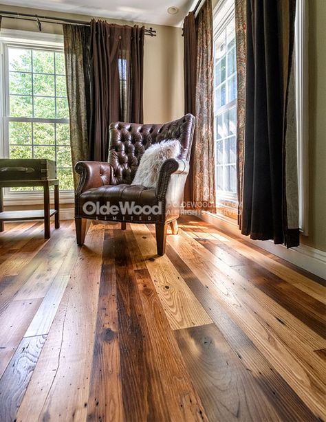 Reclaimed Chestnut Flooring | Wide Plank Chestnut Floor | Olde Wood Chestnut Flooring, Hardwood Plank Flooring, Reclaimed Hardwood Flooring, Wide Plank Hardwood Floors, Wormy Chestnut, Reclaimed Wood Floors, Reclaimed Flooring, Heart Pine Flooring, Farmhouse Flooring