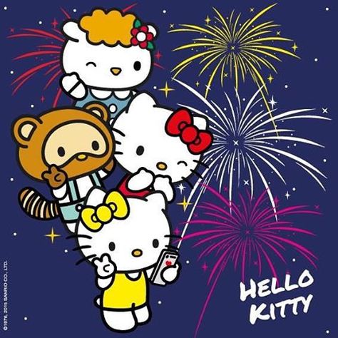 36 Likes, 1 Comments - Hello Kitty (@wearehellokitty) on Instagram: “It's Bonfire Night ! Are you going to watch the fireworks?! #fireworks #bonfire #thursday…” Fireworks Selfie, Kitty Painting, Facebook Icons, Pink Kitty, Charmmy Kitty, Kitty Images, New Year Wallpaper, Color Drawing, Hello Kit