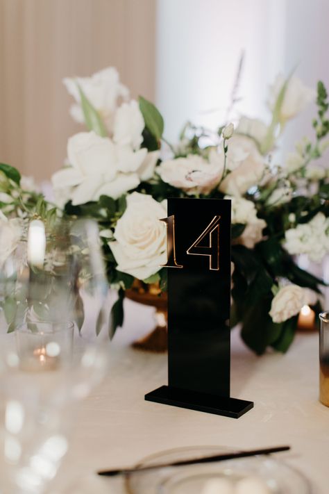 Black And Gold Table Numbers Wedding, Black White And Gold Table Numbers, Large Table Numbers, White And Gold Table Numbers, Black Table Signs Wedding, Copper Table Numbers, Black Acrylic Table Numbers, Table Numbers Wedding Black, Black Table Numbers Wedding