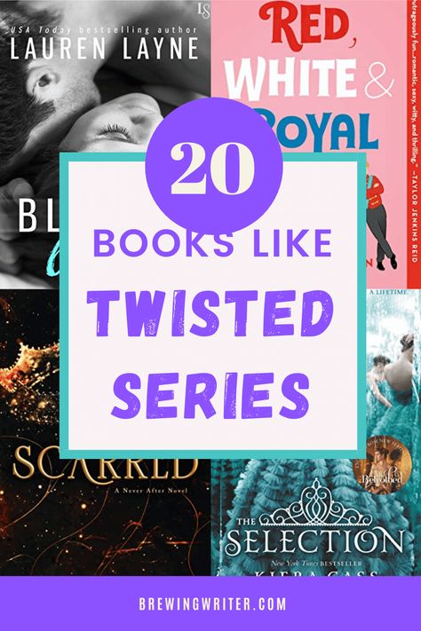 Are you looking for more steamy romance novels like the Twisted Series? Here are recommendations for every twisted book! The Twisted Series, Twisted Books, Reading Facts, Twisted Games, 100 Books, Good Romance Books, Billionaire Romance, Twisted Series, Steamy Romance