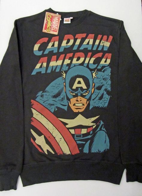 Captain America Sweatshirt, Marvel Fashion, Super Hero Shirts, Compression Shirts, Geek Clothes, Marvel Clothes, White Cotton Shirt, Baggage Claim, Geek Fashion