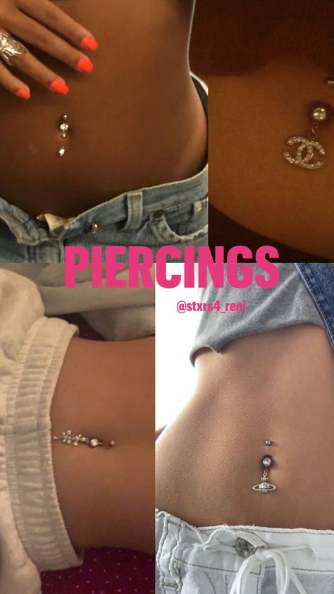 Piercing Inspo, Types Of Piercings, Belly Piercing, Different Types, Piercings