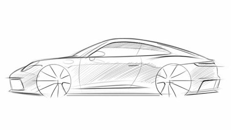 Cayman Porsche, Porsche Girl, 996 Porsche, Kereta Sport, Car Side View, Cool Car Drawings, Porsche 928, Porsche 914, Porsche 964