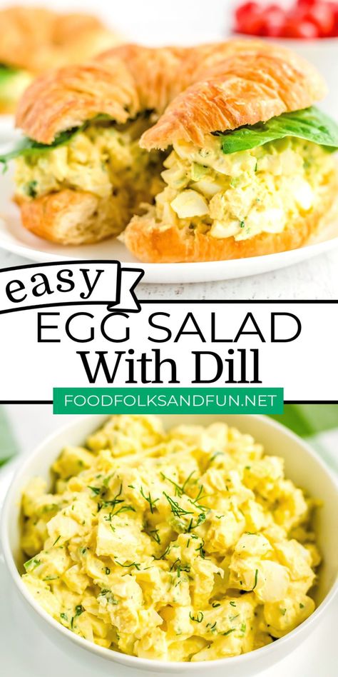 Egg Salad With Dill, Simple Egg Salad, Egg Salad Recipe With Relish, Dinner Light, Egg Salad Recipe Easy, Egg Salad Recipe Healthy, Classic Egg Salad Recipe, Egg Salad Sandwich Recipe, Best Egg Salad Recipe