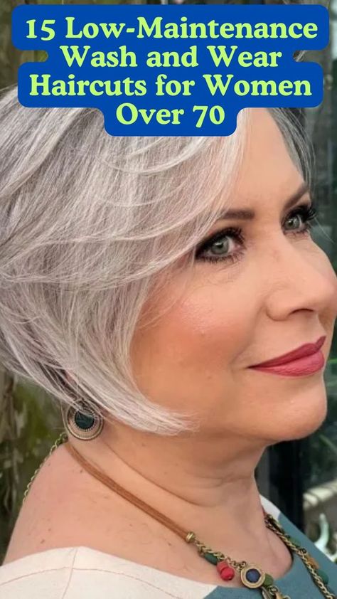 Hair For Over 60 Short, Haircuts For Older Women Over 60, Hairstyles For Over 70 Year Old Women, Hair Styles For Women Over 70, Low Maintenance Short Hair, Wash And Wear Haircuts, Haircuts For Women Over 70, 70 Hairstyles, Easy Care Hairstyles