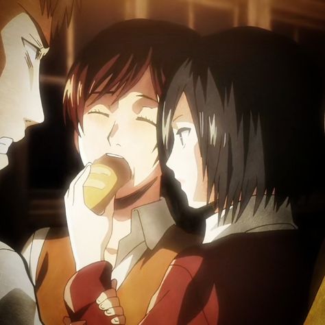 sasha and mikasa icons | mikasa and sasha icons | sasha blouse icons | mikasa ackerman icons | attack on titan icons | shingeki no kyojin icons | anime icons Sasha And Mikasa, Mikasa And Sasha, Friendship Goal, Mikasa Anime, Sasha Blouse, Girls Together, Anime Stickers, Friendship Goals, Favorite Person