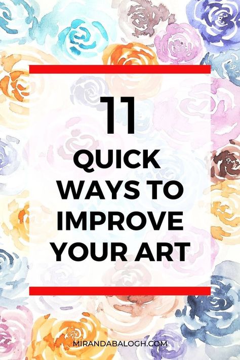 How To Improve Your Art Skills, How To Be A Better Artist, How To Be Better At Drawing, How To Become A Better Artist, Improve Art Skills, Artist Goals, Monochromatic Watercolor, Digital Art Programs, Artist Tools