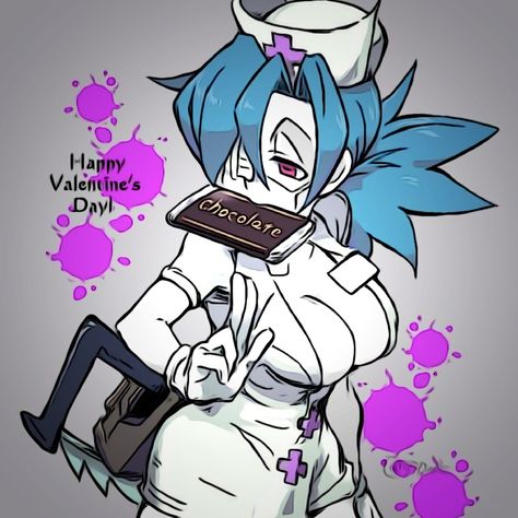 Skullgirls Valentine, Valentine Skullgirls, Skull Girls, Animatronic Fnaf, Girls Valentines, Art Icon, Girl Icons, Anime Chibi, Anime Character Design