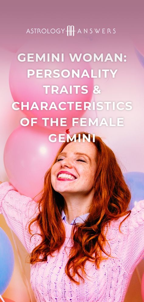 True to her name, a Gemini woman is not typically known to be one-dimensional.  #gemini #characteristics Gemini Personality Traits Women, Gemini Traits Woman, Gemini Facts Female, Gemini Woman Personality, Female Gemini, Gemini Female, Negative Personality Traits, Astrological Calendar, Gemini Women