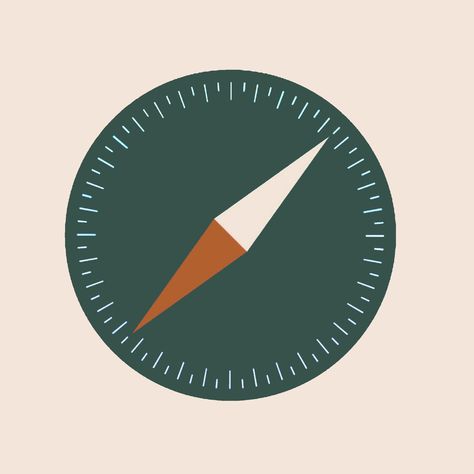 Safari App Icon, Safari Icon, Boho Icons, It Aesthetic, App Background, Screen Savers Wallpapers, Screen Icon, Ios App Icon Design, Iphone Photo App