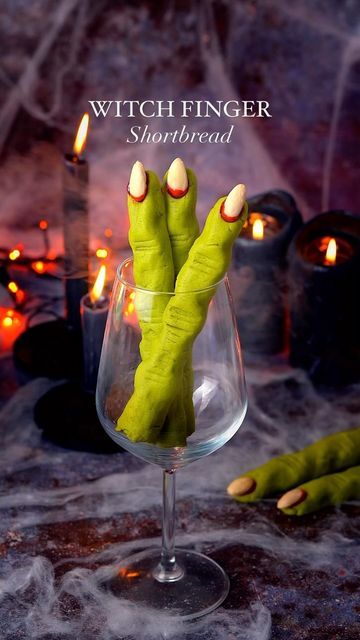 Witch Fingers, Easy Shortbread, Witches Fingers, Themed Treats, Christmas Comics, Jordan 10, Character Ideas, Too Late, Halloween Themes